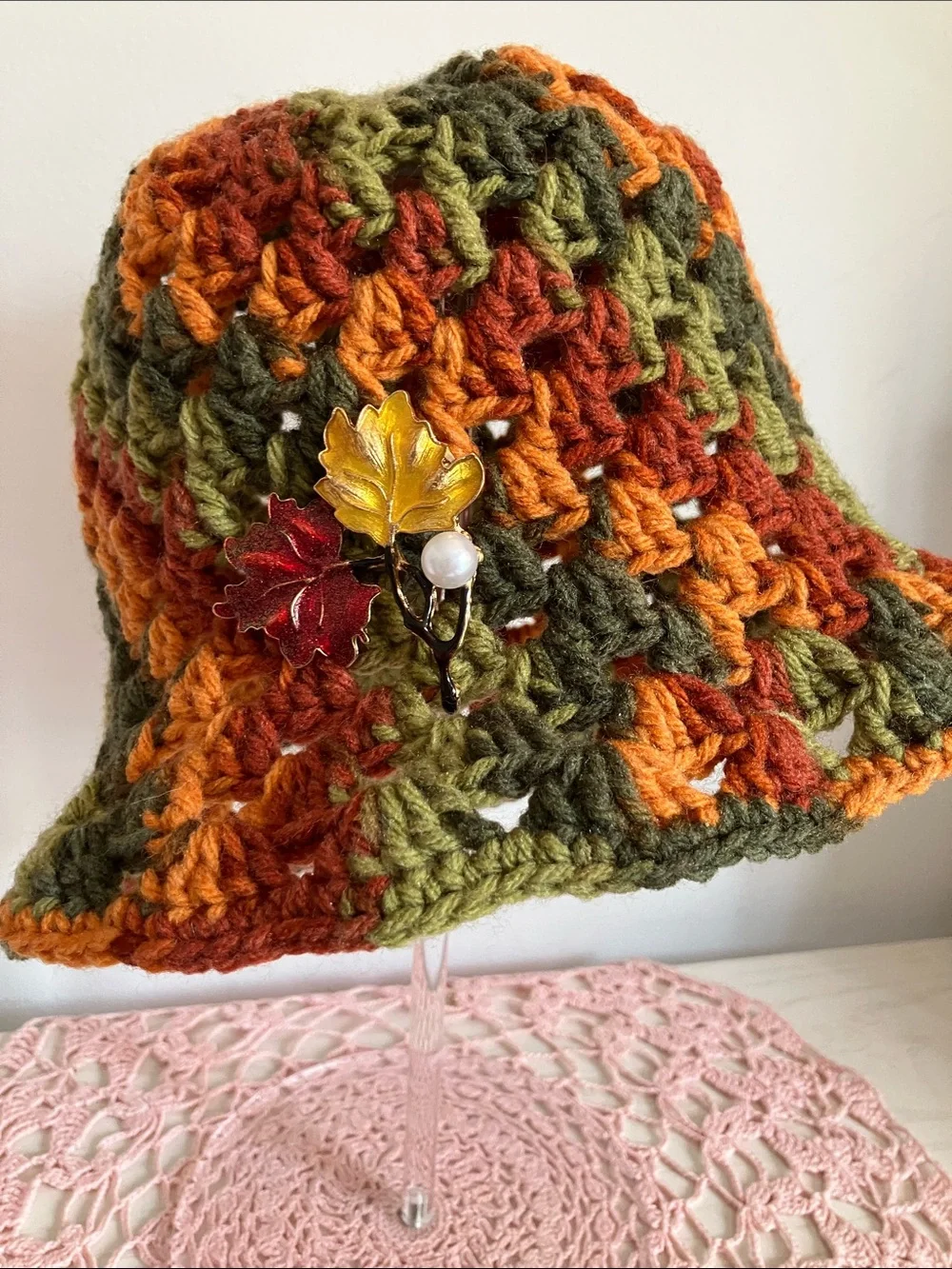NWOTS! Handmade Crochet Bucket Hat